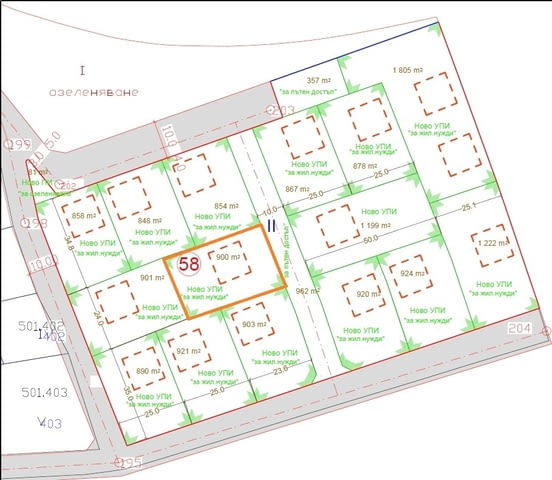 Парцел в жилищен район с ясен план и правилни граници – Царева поляна, обл. Хасково