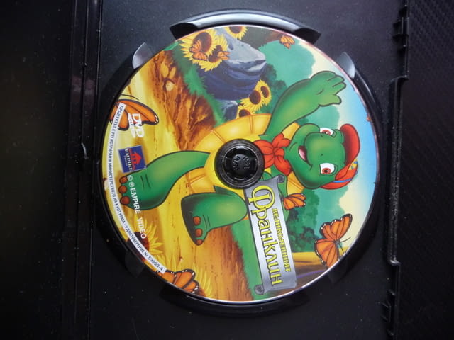 Великолепният Франклин DVD филм детско анимационно филмче костенурка Мечо домашни сладки лагер автоб - снимка 2