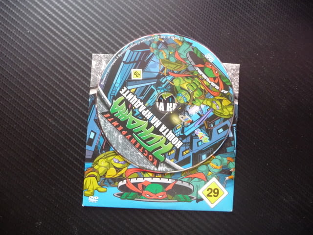 Костенурките нинджа 29 DVD филм Нощта на крадците самураят турист бойни изкуства дракони пурпурни - снимка 2