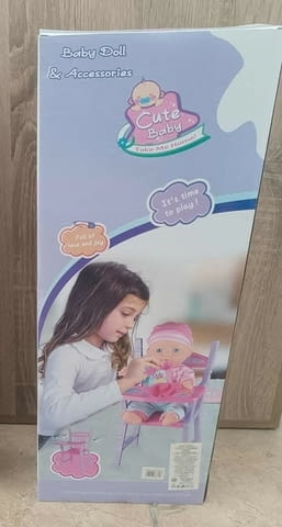 Бебе кукла със столче за хранене - city of Plovdiv | Dolls & Accessories - снимка 2