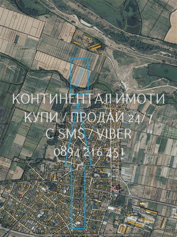 Код 63141. Нива 4700м2 с правилна форма намираща се северно от селето на 300м от къщите с лесен дост - снимка 3