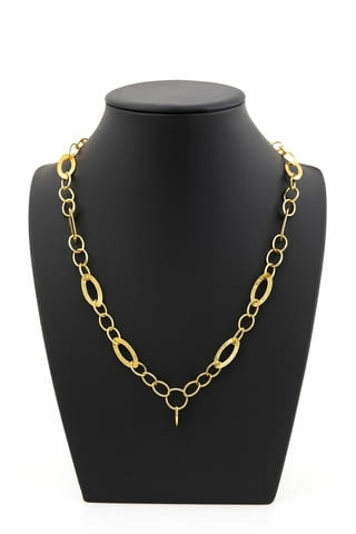 Златен ланец Грамаж: 12.59гр., град Велико Търново | Колиета / Синджири / Медальони - снимка 1