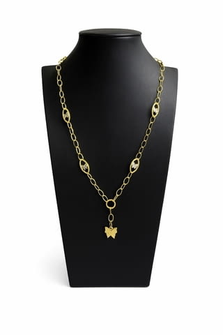 Нов Златно Колие Грамаж: 4.77гр., град Велико Търново | Колиета / Синджири / Медальони - снимка 1