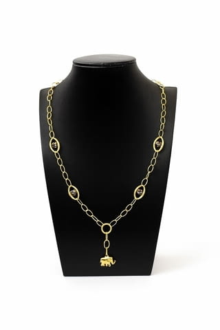 Ново Златно Колие Грамаж: 4.86гр., град Велико Търново | Колиета / Синджири / Медальони - снимка 1