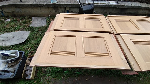 Декоративни панели за мебели естествен дъбов фурнир 4бр, city of Sofia | Wallpapers - снимка 2