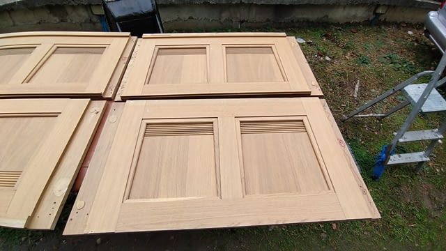 Декоративни панели за мебели естествен дъбов фурнир 4бр, city of Sofia | Wallpapers - снимка 3