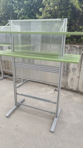 Етажерка алуминиева едностранна преграда / параван 150/182см, city of Sofia - снимка 5