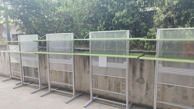 Етажерка алуминиева едностранна преграда / параван 150/182см, city of Sofia - снимка 2