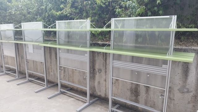 Етажерка алуминиева едностранна преграда / параван 150/182см, city of Sofia - снимка 9