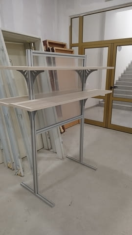 Етажерка алуминиева едностранна преграда / параван 150/182см, city of Sofia - снимка 6