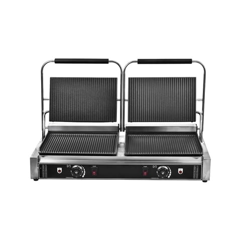 Двоен електрически контактен грил 4.4 kW – професионална мощност и капацитет