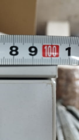 Гардероб с две врати и рафтове - Офис шкаф 100/40/198 с ключалки - снимка 3