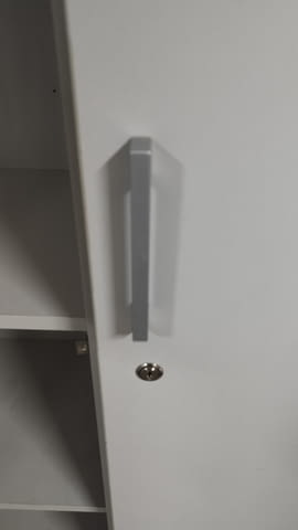 Гардероб с две врати и рафтове - Офис шкаф 100/40/198 с ключалки - снимка 9