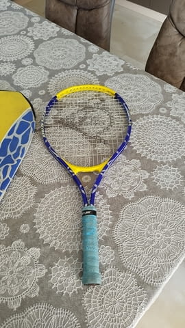 Тенис ракета Dunlop с калъф - хилка за тенис на корт детска 63см - снимка 5