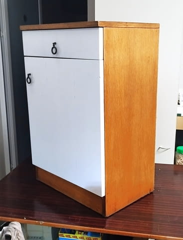 Шкаф с чекмедже врата и рафт 50/36/75см Ретро модел, град София | Секции / Шкафове - снимка 3