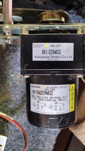 Yokogawa RM-F8A20ZMW602 Реверсивeн ел. двигател и редукция 8R1-Z25W602 - снимка 12