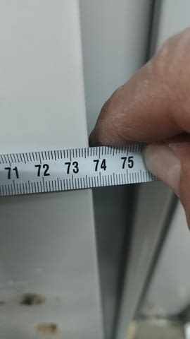 Итериорна врата безфалцова - таблена врата без каса 208/74, city of Sofia - снимка 2