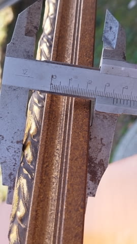 Дървена рамка за картина 88/72 старо злато с орнаменти, град София | Картини - снимка 5