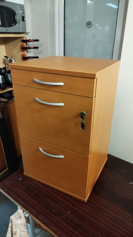 Офис шкаф с три чекмеджета - контейнер за бюро 42, 5/40.5/68, 5см - снимка 1