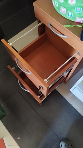 Офис шкаф с три чекмеджета - контейнер за бюро 42, 5/40.5/68, 5см - снимка 2