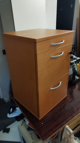 Офис шкаф с три чекмеджета - контейнер за бюро 42, 5/40.5/68, 5см - снимка 5