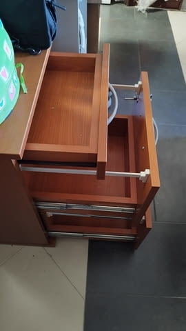 Офис шкаф с три чекмеджета - контейнер за бюро 42, 5/40.5/68, 5см - снимка 12