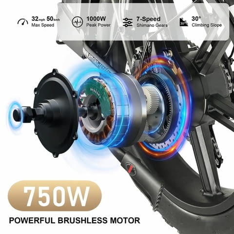 Електрически велосипед/колело EMOKO C94 750W 35AH - град Разград | Други - снимка 3