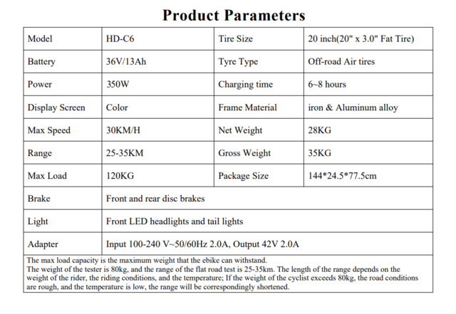 Електрически велосипед/колело HIDOES C6 350W 13AH - град Разград | Други - снимка 7