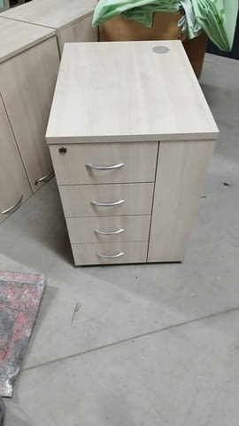 Офис шкаф - шкафче с 4 чекмеджета и отвор за компютър 68/50/74см - снимка 4