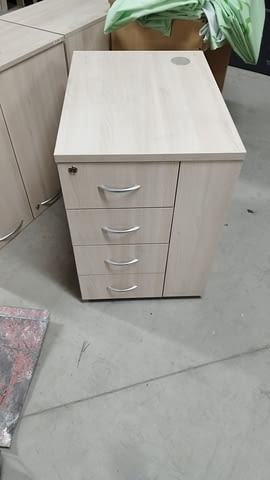 Офис шкаф - шкафче с 4 чекмеджета и отвор за компютър 68/50/74см - снимка 6