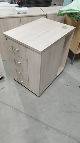 Офис шкаф - шкафче с 4 чекмеджета и отвор за компютър 68/50/74см - снимка 8