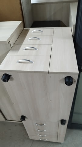 Офис шкаф - шкафче с 4 чекмеджета и отвор за компютър 68/50/74см - снимка 12