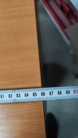 Офис шкаф със заключване - шкафче за обувки или дрехи 86/42/93см череша - снимка 10