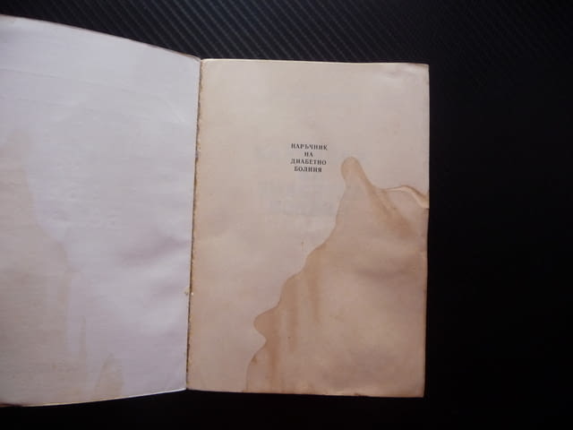 Наръчник на диабетно болния Димитър Андреев диабет лечение забранени храни инсулин усложнения болест - снимка 2