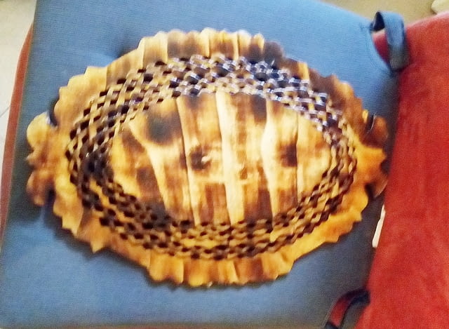 Декоративна дървена купа или чиния ръчно направена 38см / 27см - снимка 10