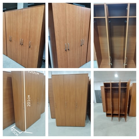 Гардероби за съблекалня с 3 - 4 врати 120/45/201см, гардероб за дрехи - снимка 1