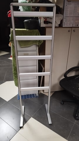 Алуминиева стойка, стойки за рекламни брошури и постери флаери 158/46см - снимка 1