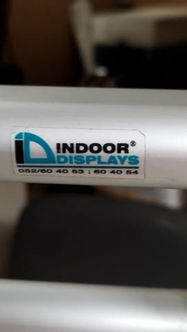 Алуминиева стойка, стойки за рекламни брошури и постери флаери 158/46см - снимка 10