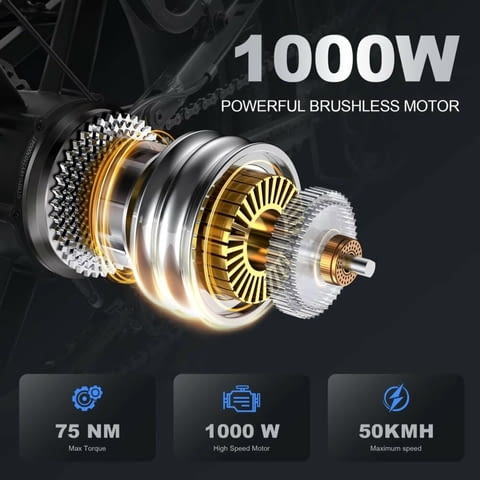 Електрически велосипед/колело EMOKO EC20 PRO 1000W 18AH, град Разград | Други - снимка 3