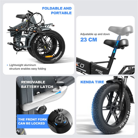 Електрически велосипед/колело EMOKO EC20 PRO 1000W 18AH, град Разград | Други - снимка 5