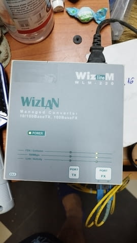 Wizlan - WLM-220 преобразувател на оптичен сигнал - влакна - конвертор - снимка 8
