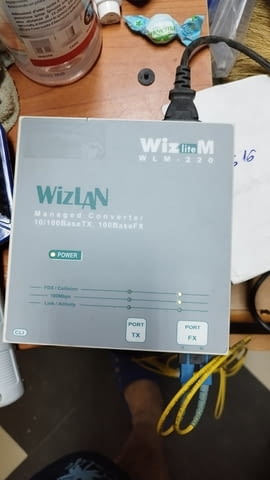 Wizlan - WLM-220 преобразувател на оптичен сигнал - влакна - конвертор - снимка 12