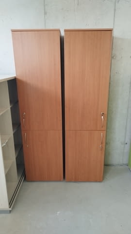 Еднокрил гардероб с рафтове със заключване - Офис шкафове 54/200/40 - снимка 6