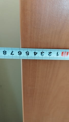 Еднокрил гардероб с рафтове със заключване - Офис шкафове 54/200/40 - снимка 7