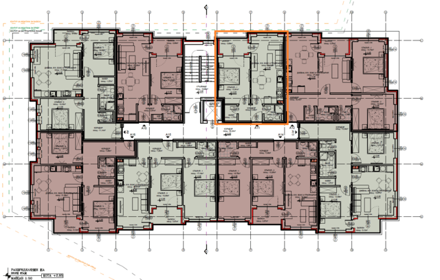 Двустаен апартамент №11 в панорама парк 3 – кв. Воеводски, гр. Хасково - снимка 4