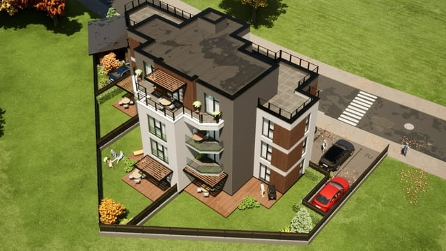 Сграда Yamacha Park Residence 1-bedroom, 67 m2, Brick - city of Haskovo | Apartments - снимка 9