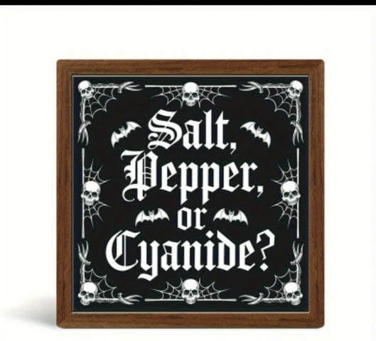 Кухненска табела " Сол пипер или цианид Gothic - city of Montana | Paintings - снимка 1