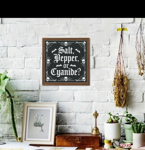 Кухненска табела " Сол пипер или цианид Gothic - city of Montana | Paintings - снимка 4