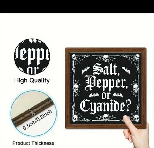 Кухненска табела " Сол пипер или цианид Gothic - city of Montana | Paintings - снимка 5