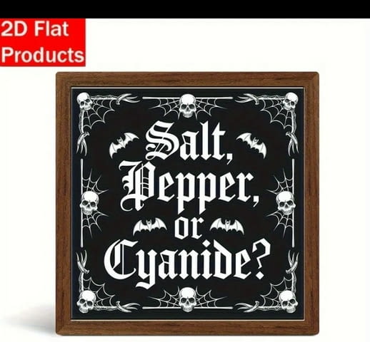 Кухненска табела " Сол пипер или цианид Gothic - city of Montana | Paintings - снимка 6